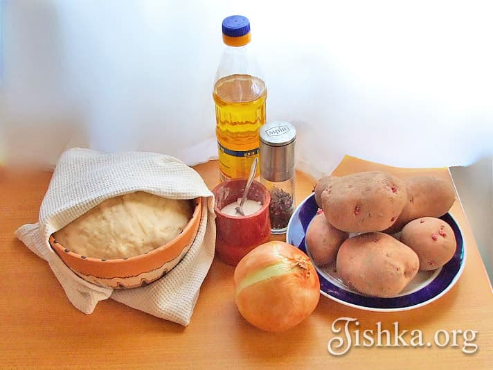 Жареные пирожки с картошкой (постные) - пошаговый рецепт с фото